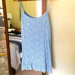 Mahina Dress Blue Floral Medium/Large